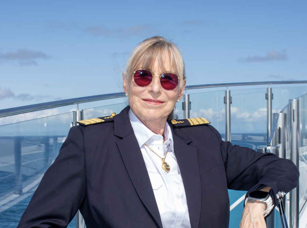 Die Schiffsärztin Klaudia Stengg